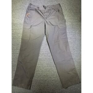 CQR Mens Tactical Cargo Pants Ripstop Work Hiking Trousers Grey 38W x 32L